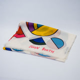 Begg & Co x John Booth Wispy Arc Noir Superfine Cashmere Scarf