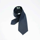 EG Cappelli handmade Blue silk tie #9585