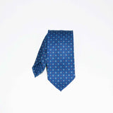EG Cappelli handmade Blue silk tie #9603