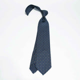 EG Cappelli handmade Blue silk tie #9604