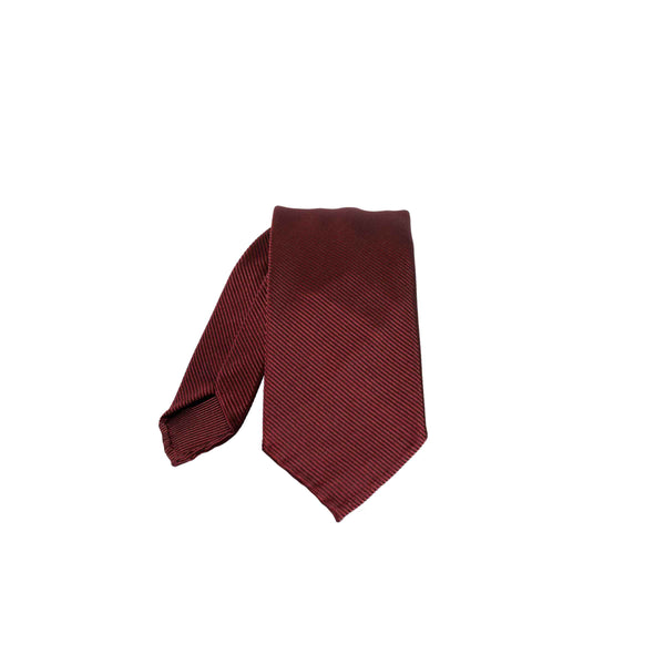 EG Cappelli handmade Red silk tie #5558