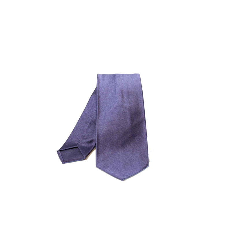 EG Cappelli handmade Purple silk tie #5570