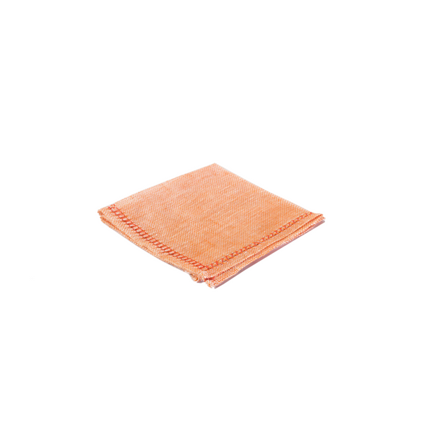 Mungai handmade salmon pocket square #5640